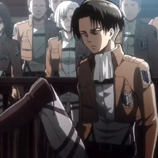 ⚔ emoji Levi Ackerman | Attack On Titan @longroadtohell Telegram sticker 16 of 120