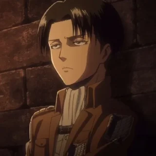 ⚔ emoji Levi Ackerman | Attack On Titan @longroadtohell Telegram sticker 7 of 120