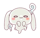 😏 emoji Ultra-small rabbit! @Nekosticker Telegram sticker 2 of 41