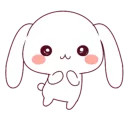 🤗 emoji Ultra-small rabbit! @Nekosticker Telegram sticker 14 of 41