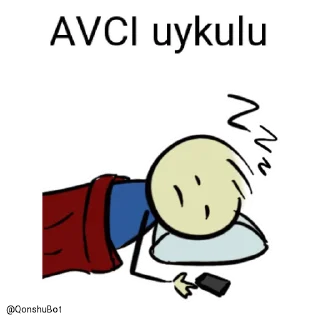 😴 emoji AVCI @Qonshubot Telegram sticker 17 of 31