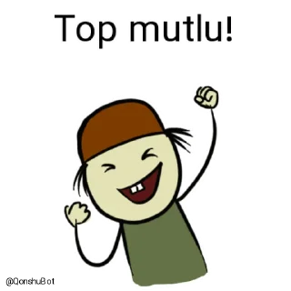 😄 emoji Top @Qonshubot Telegram sticker 12 of 31