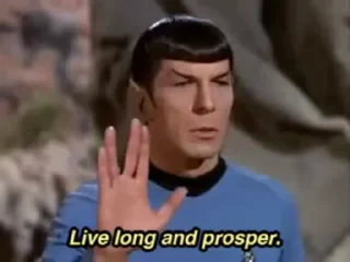 Sticker from Star Trek 🖖