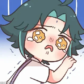 😢 emoji Xiao Telegram sticker 16 of 92