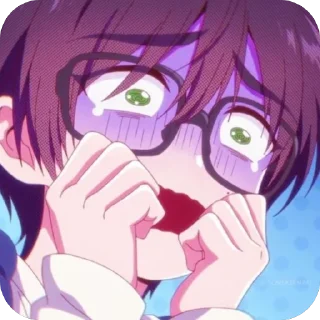 😰 emoji Cutie Kou🥰 Telegram sticker 10 of 38