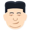 😏 emoji Kim Jong Un says Telegram sticker 10 of 26