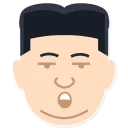 Sticker from Kim Jong Un says