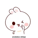 Sticker from Happy bunny • @linkdoni_enfejar