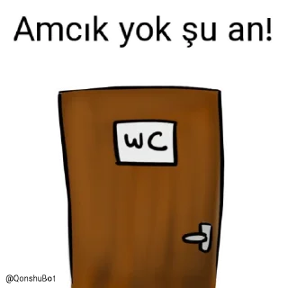 🚽 emoji Amcık @Qonshubot Telegram sticker 22 of 31