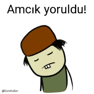 😣 emoji Amcık @Qonshubot Telegram sticker 9 of 31