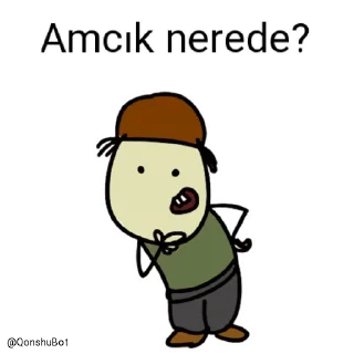 🤔 emoji Amcık @Qonshubot Telegram sticker 5 of 31