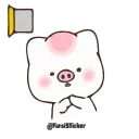 🤚 emoji piggy@farsisticker Telegram sticker 13 of 45