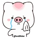 😭 emoji piggy@farsisticker Telegram sticker 6 of 45