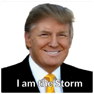 Sticker from Donald Trump
