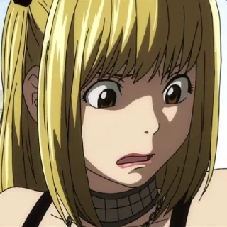 🥀 emoji Misa Amane ؛ @Packies Telegram sticker 18 of 50