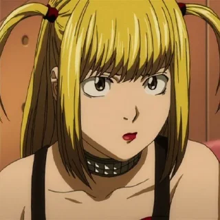 🥀 emoji Misa Amane ؛ @Packies Telegram sticker 20 of 50