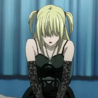 🥀 emoji Misa Amane ؛ @Packies Telegram sticker 7 of 50
