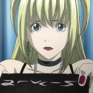🥀 emoji Misa Amane ؛ @Packies Telegram sticker 8 of 50