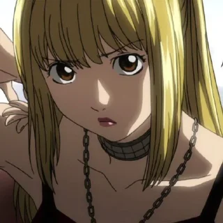 🥀 emoji Misa Amane ؛ @Packies Telegram sticker 16 of 50
