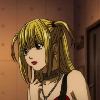 🥀 emoji Misa Amane ؛ @Packies Telegram sticker 24 of 50
