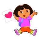 Sticker from Dora