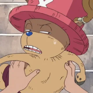😓 emoji Chopper @StickersofAnime Telegram sticker 17 of 57