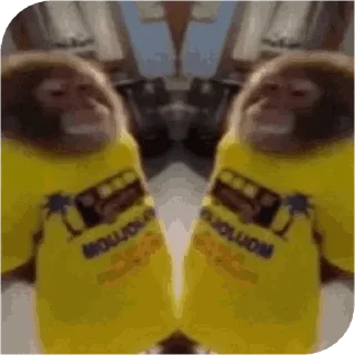 😐 emoji Monkey @stickerowo @goats_meme Telegram sticker 21 of 32