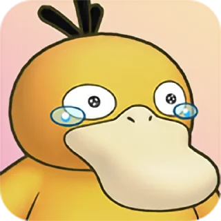 🥺 emoji Psyduck Telegram sticker 9 of 17