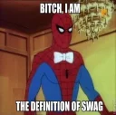 Sticker from Spiderman