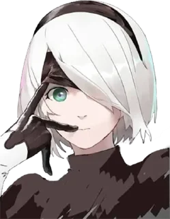 Sticker from 2B by @Nihilistic