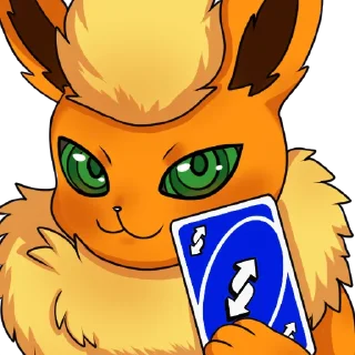 🃏 emoji Vovo Flareon Telegram sticker 22 of 47