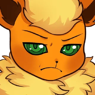 😒 emoji Vovo Flareon Telegram sticker 5 of 47