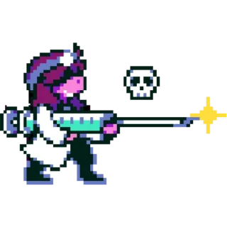 💉 emoji deltarune ^^ Telegram sticker 21 of 42