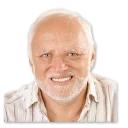 Sticker from "Hide The Pain" Harold