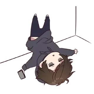 😪 emoji menhera-kun Telegram sticker 4 of 63