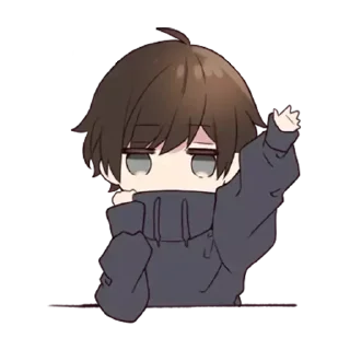 ✋ emoji menhera-kun Telegram sticker 6 of 63