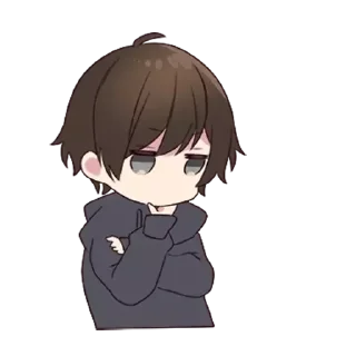 🤔 emoji menhera-kun Telegram sticker 8 of 63