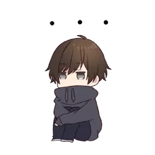 😐 emoji menhera-kun Telegram sticker 13 of 63