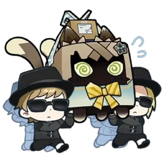 🕶️ emoji 👒💙 𝒩𝒶𝓋𝒾𝒶 𝒯𝒽𝑒 𝐵𝑜𝓈𝓈 💛⚓️ Telegram sticker 11 of 92
