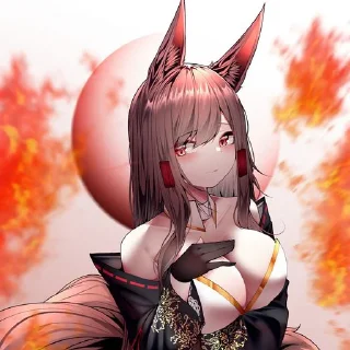 Sticker from ⌜ Akagi ❤️‍🔥 ⌟  ᨒ @KurumiFan ⛩️