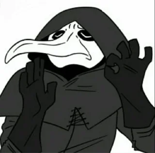 👌 emoji SCP-049 Telegram sticker 23 of 30
