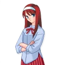 😐 emoji Tsukihime~ Telegram sticker 7 of 32