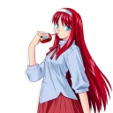 😎 emoji Tsukihime~ Telegram sticker 16 of 32