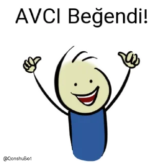👍 emoji AVCI @Qonshubot Telegram sticker 20 of 31