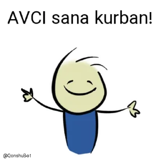 🤗 emoji AVCI @Qonshubot Telegram sticker 18 of 31