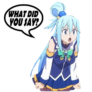 💬 emoji @STIKERFORALL 🏴󠁧󠁢󠁥󠁮󠁧󠁿🇺🇸KONOSUBA Telegram sticker 15 of 75