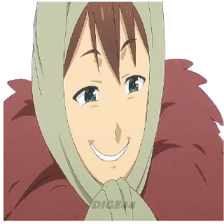 😃 emoji @STIKERFORALL 🏴󠁧󠁢󠁥󠁮󠁧󠁿🇺🇸KONOSUBA Telegram sticker 16 of 75