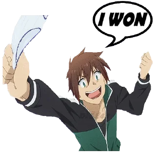 🥇 emoji @STIKERFORALL 🏴󠁧󠁢󠁥󠁮󠁧󠁿🇺🇸KONOSUBA Telegram sticker 10 of 75