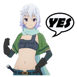👍 emoji @STIKERFORALL 🏴󠁧󠁢󠁥󠁮󠁧󠁿🇺🇸KONOSUBA Telegram sticker 9 of 75