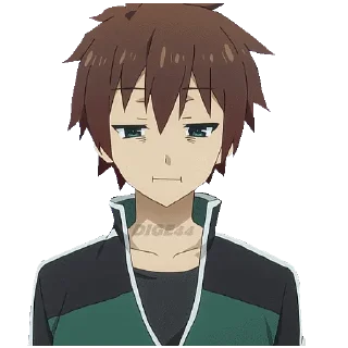 😏 emoji @STIKERFORALL 🏴󠁧󠁢󠁥󠁮󠁧󠁿🇺🇸KONOSUBA Telegram sticker 7 of 75